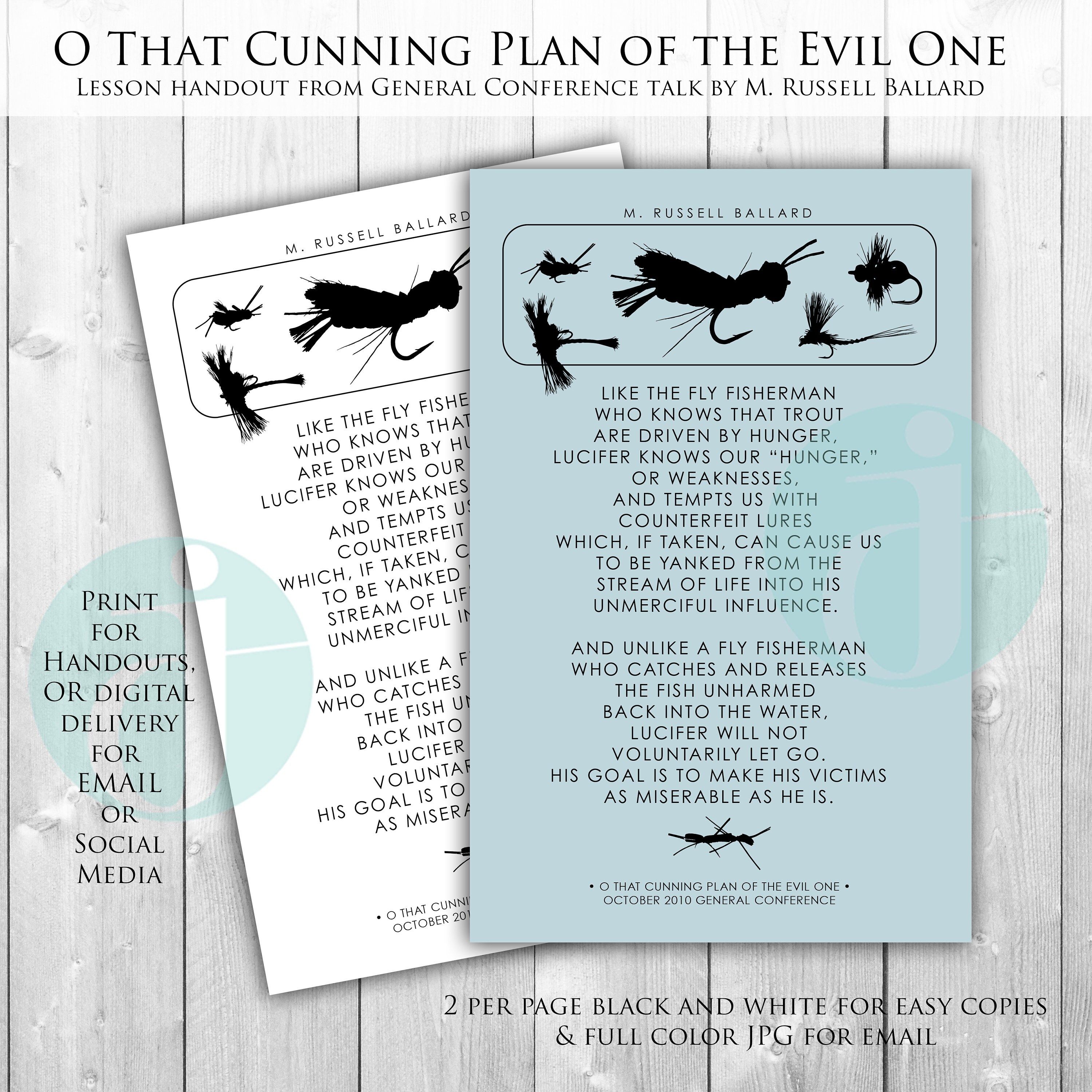 O That Cunning Plan Handout Printable Digital Download | Etsy | Handouts, How to plan, Cunning