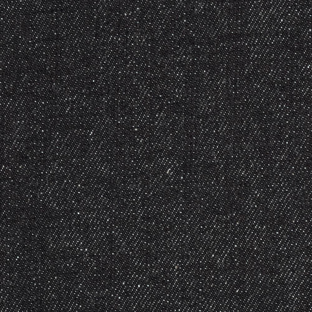 black fabric textured with white dots on the top and bottom, as well as ...