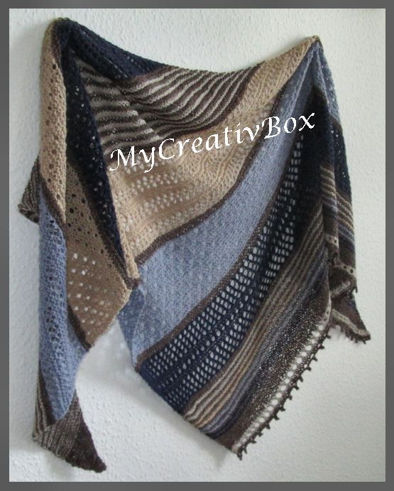 Tuch Twilight groß, gestrickt #ponchoscrochet