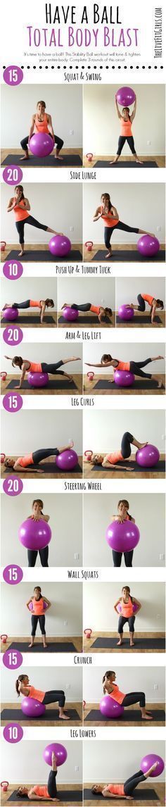 Total Body Stability Ball Workout - Best Fitness Tips - #ball #Body #Fitness #Stability #TIPS #Tota...