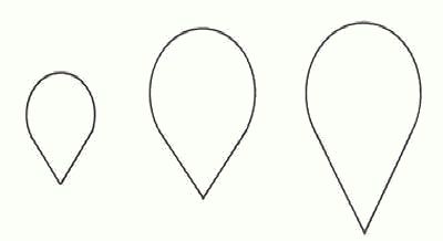 flower petal template printablerose cones step by step instruction