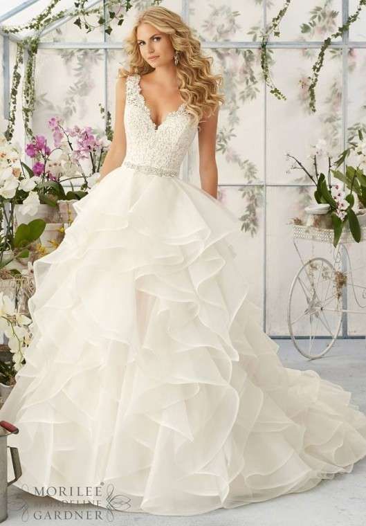 vestidos de novia mori lee: fotos colección 2016 - vestido con