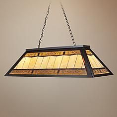 Tiffany Bronze 44 Style 4 Light Billiard Chandelier Arts Tiffany Bronze 44 Style 4 Light Billiard Chandelier