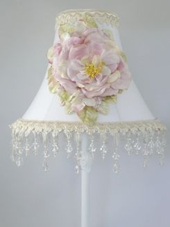 Whimsical Imaginings Incorporating Beadedfringing Com Velvetflowers Au Shabby Chic Lamp Shades Creative Small Shabby Chic Lamp Shades, Pleated Lampshade Au