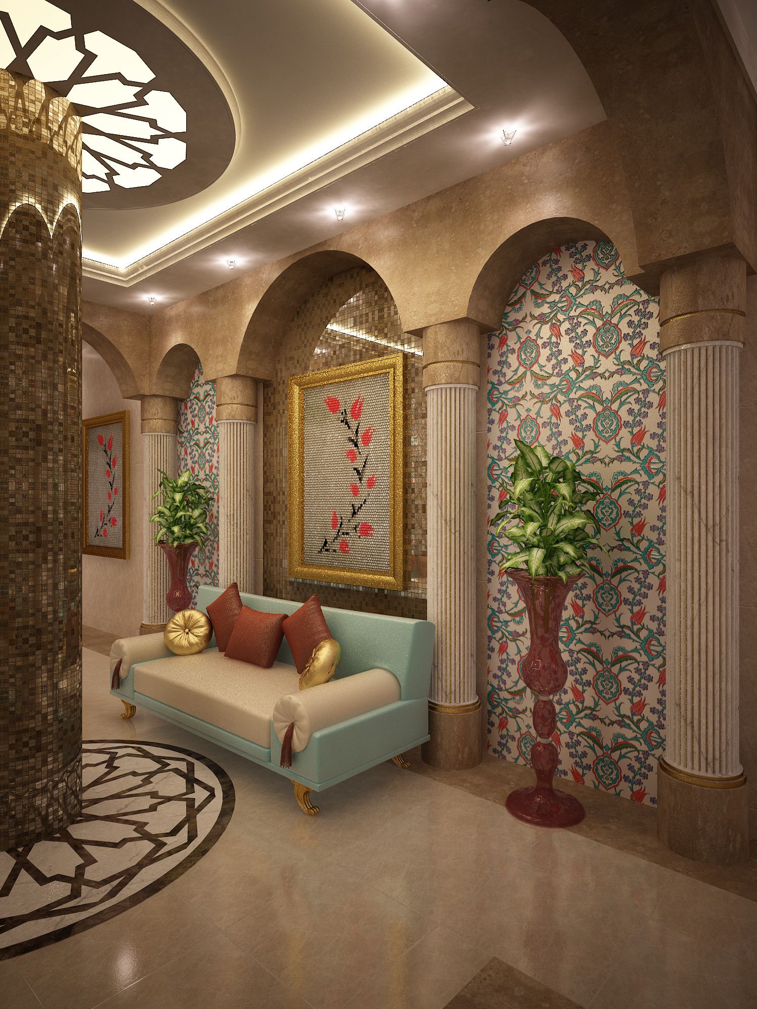 Turkish Bath Entrance | Turkish bath, Entrance, Balcony garden design