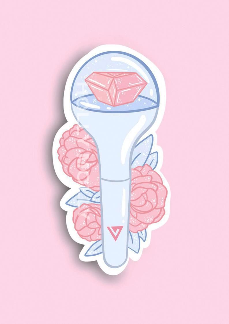 kpop lightstick stickers etsy in 2020 cute love wallpapers cute