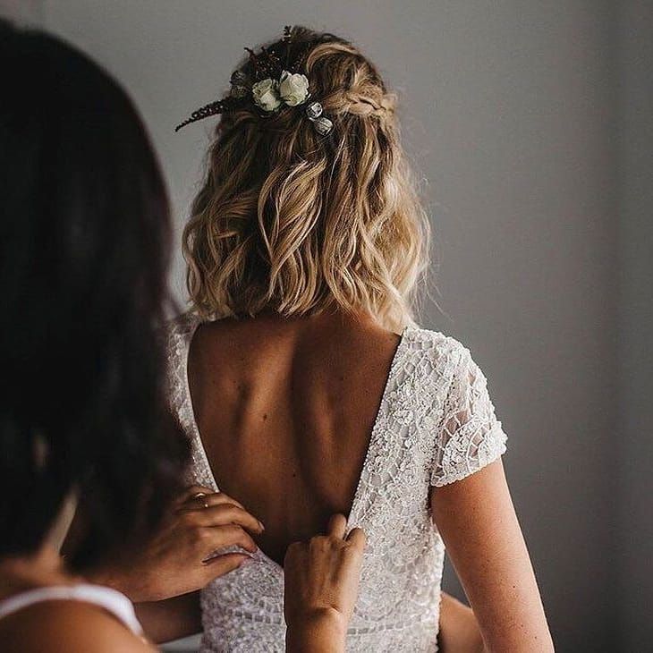 30 Low Key Short Wedding Hairstyles of Summer 2020 30 Low Key Short Wedding Hairstyles of Summer 2020