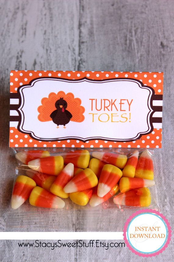 Thanksgiving Bag Toppers Turkey Toes DIY by StacysSweetStuff Thanksgiving Bag Toppers Turkey Toes DIY by StacysSweetStuff