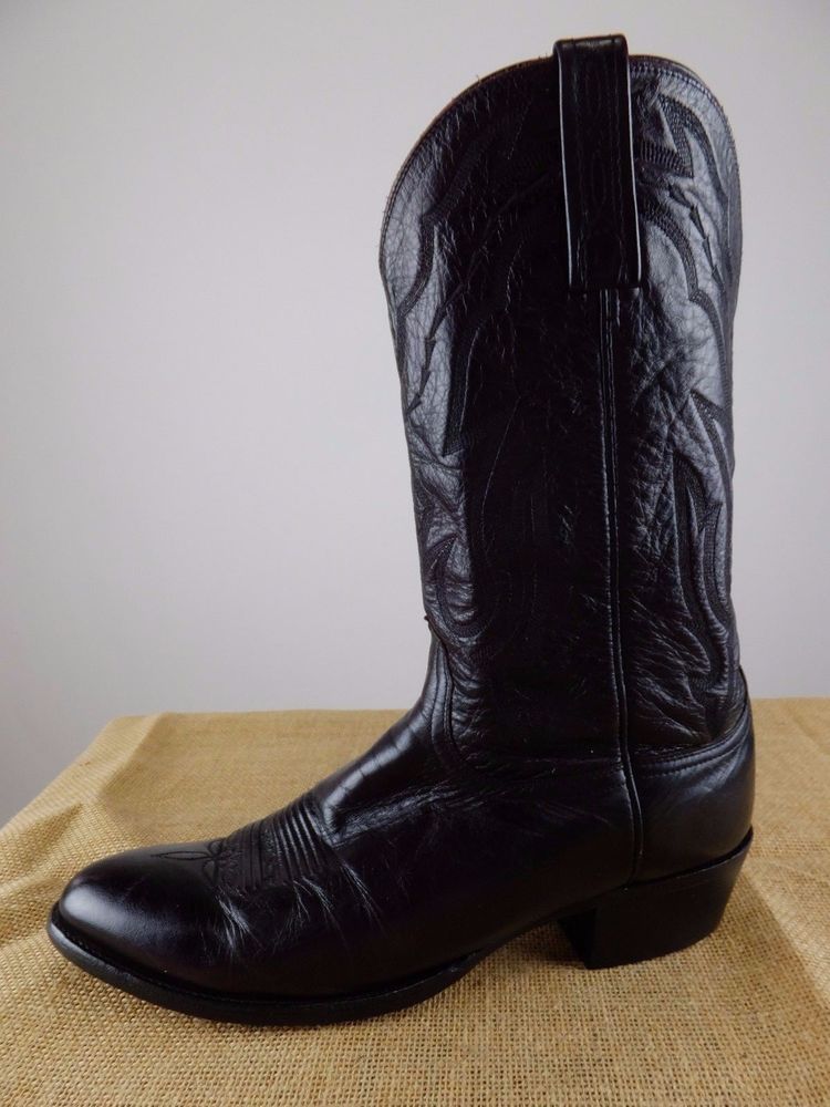 lucchese purple plum black