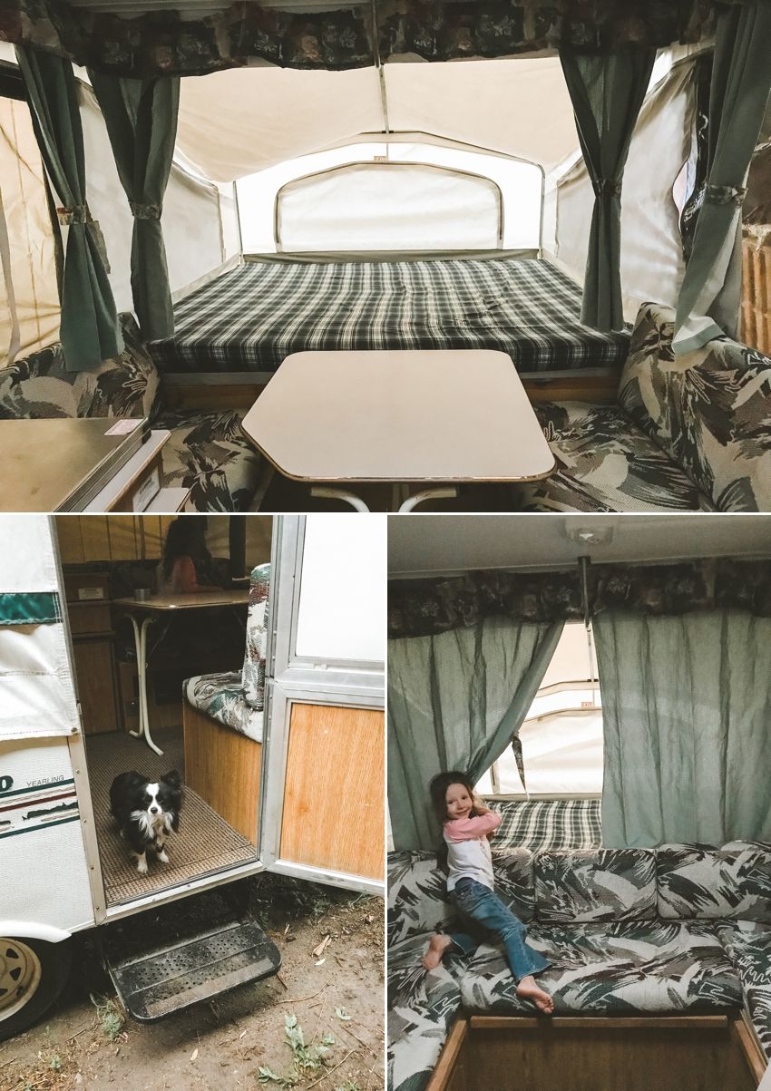 Popup Camper Remodel Remodeled Campers Popup Camper Remodel