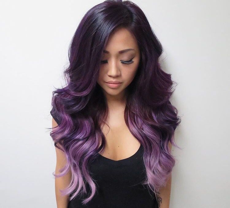 Purple Ombre Colorful Hair 2 Pinterest Purple Ombre