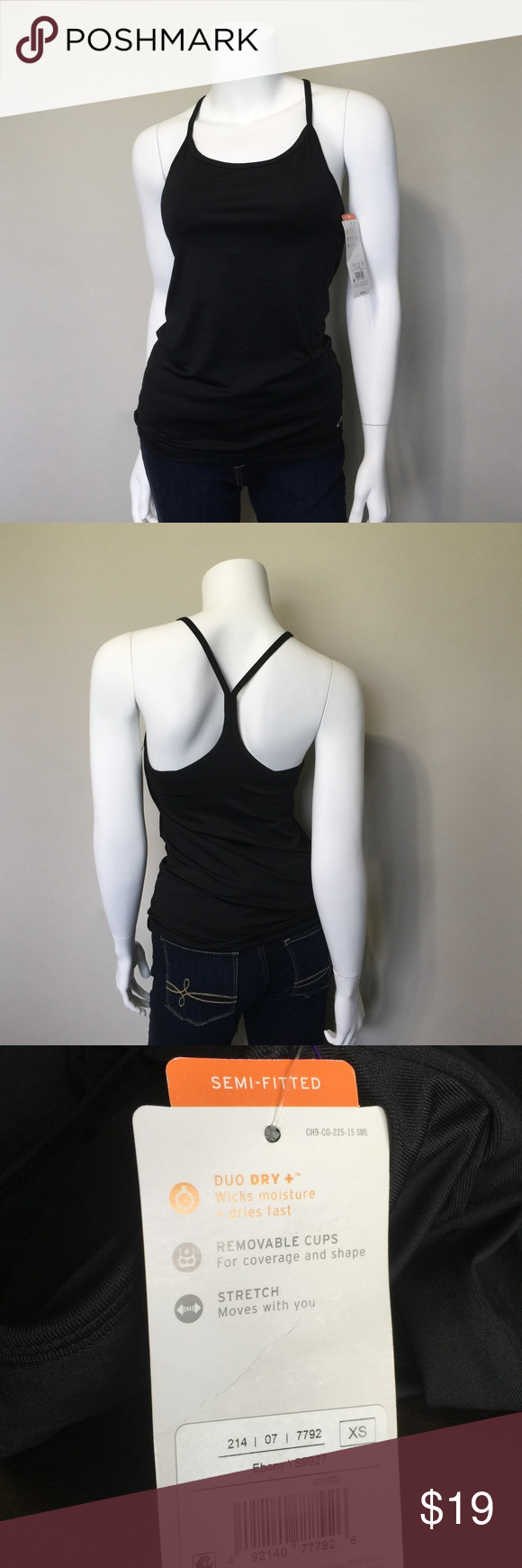 C9 Champion Duo Dry Semi Fitted Racerback Top Xs Champion Duo Dry Racerback Top Champion Tops