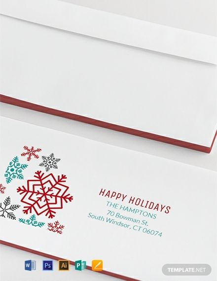 Holiday Address Label Template in Google Docs, Illustrator, Word, Apple Pages, PSD, Publisher ...