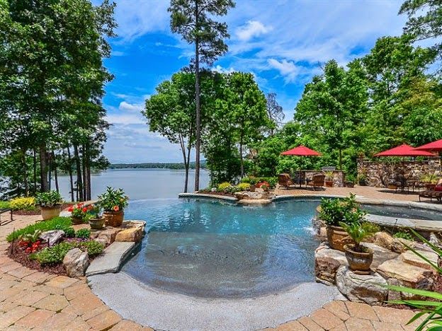 2119 Brandt Road York 29745 Lake Wylie Waterfront Images Lake Wylie Cool Pools Pool