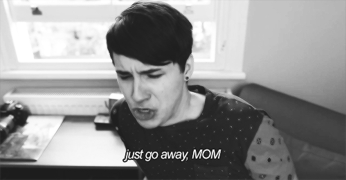 Image result for go away mom gif