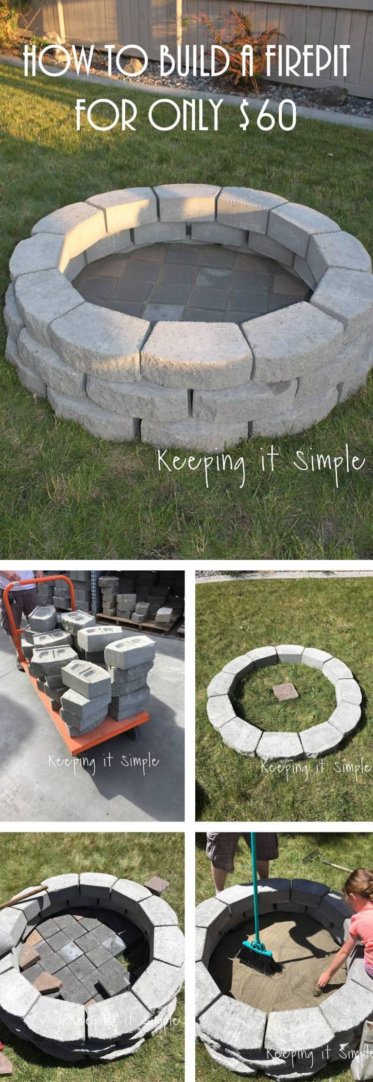 12 Easy and Cheap DIY Outdoor Fire Pit Ideas - The Handy Mano