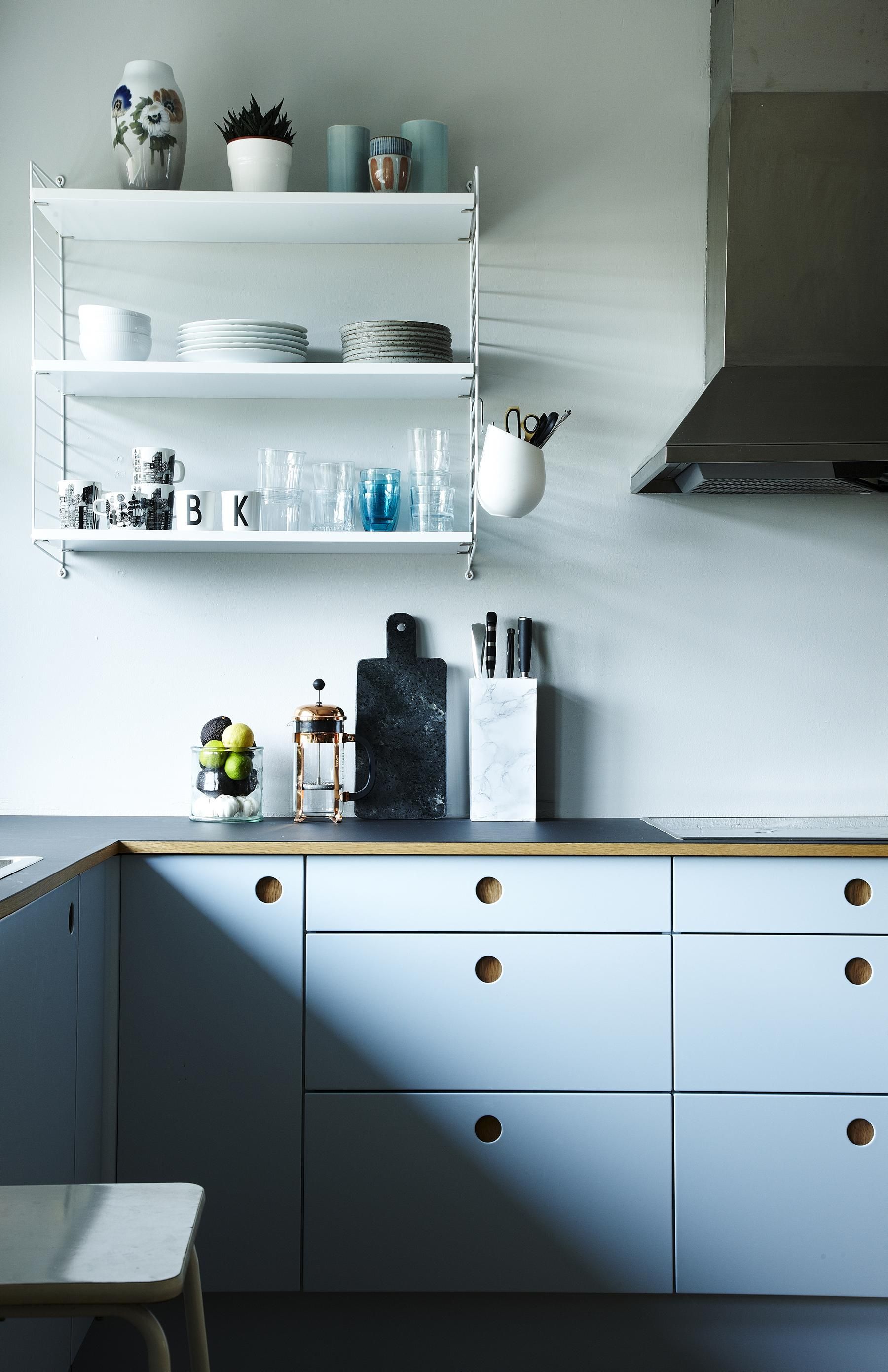 Fe39 indret03 bolig sml før efter sag julies køkken ikea hacking ... Osvetlenie v altanku