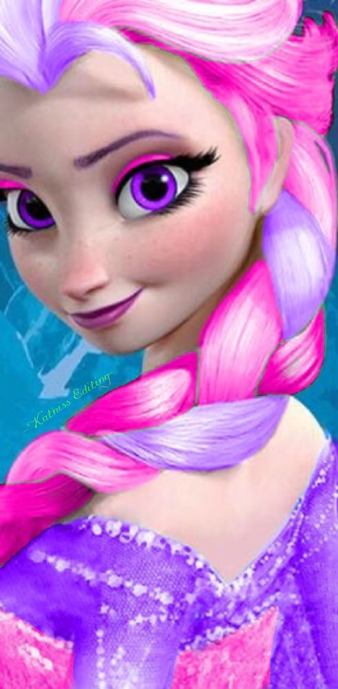 Elsa Frozen Pink And Purple 3 Disney Frozen Movie Elsa Frozen