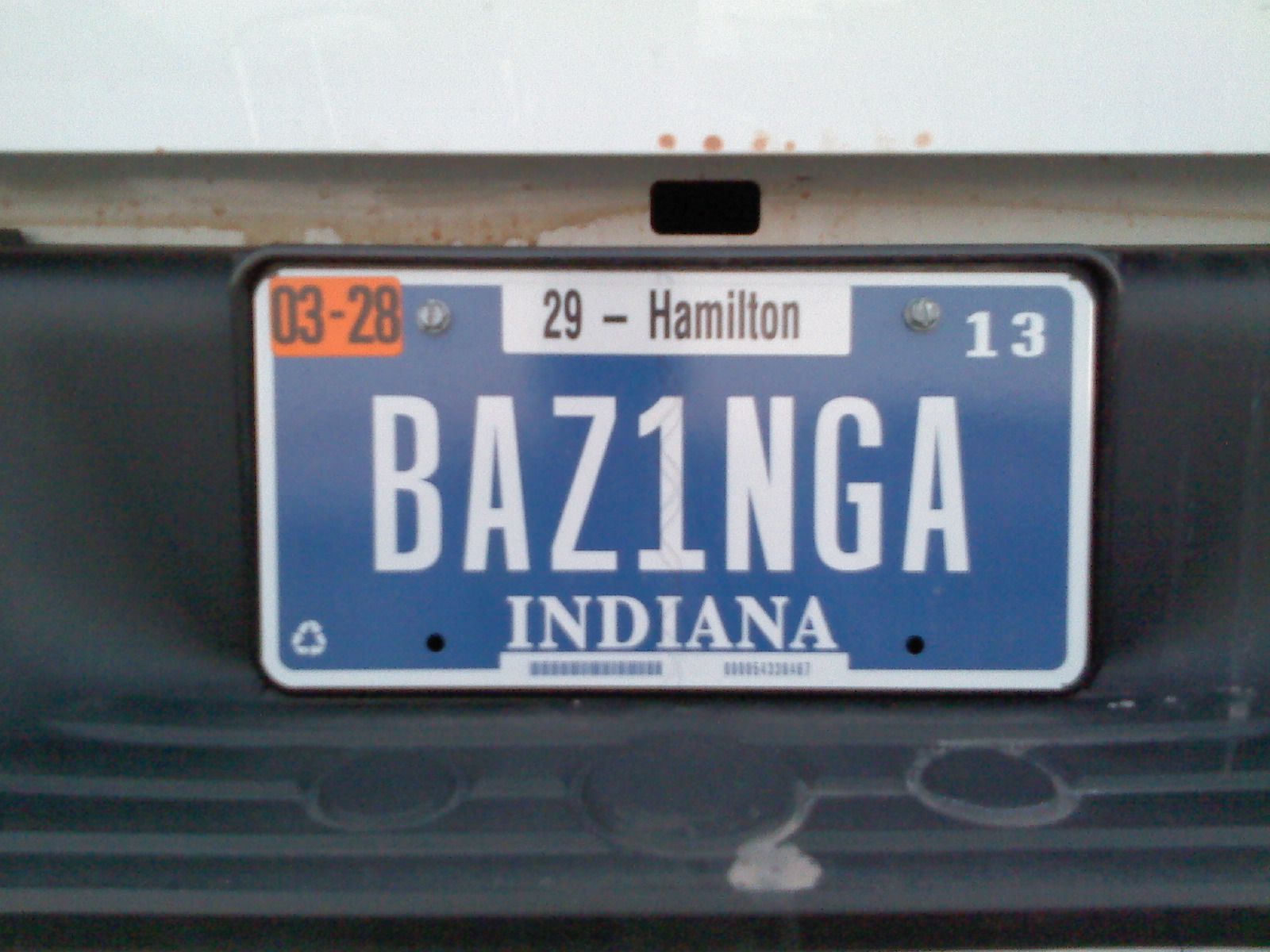 Best License Plate Ever BAZINGA Cool License Plates Highway Signs best-license-plate-ever-bazinga-cool-license-plates-highway-signs