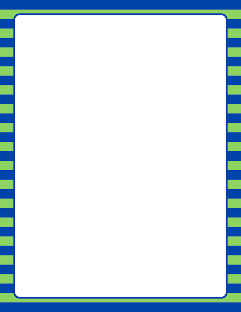 printable blue and green striped border use the border in microsoft