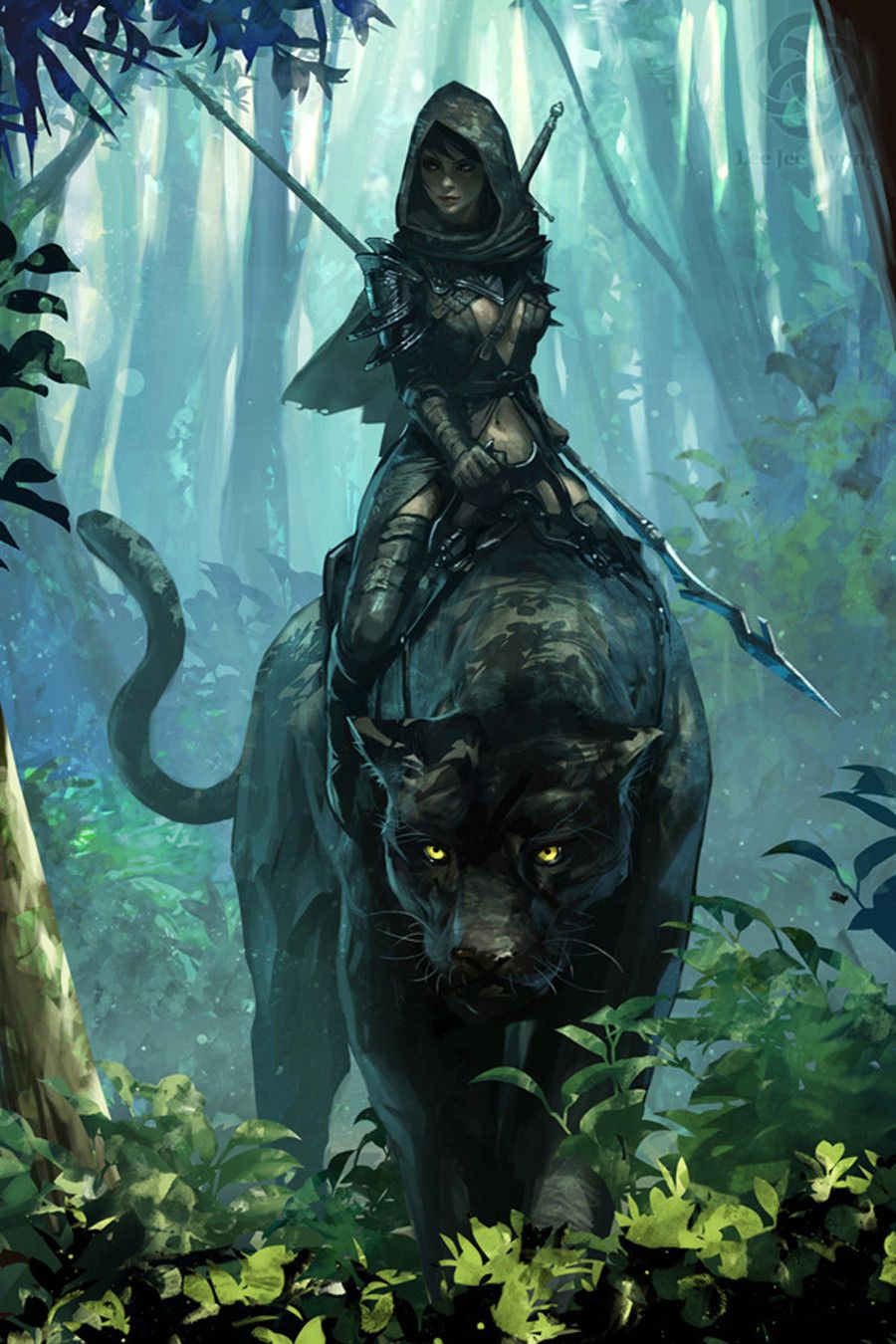 Creative Digital Illustrations | Inspiration | Graphic Design Junction | Fantasy artwork, Fantasy art, Fantasy warrior