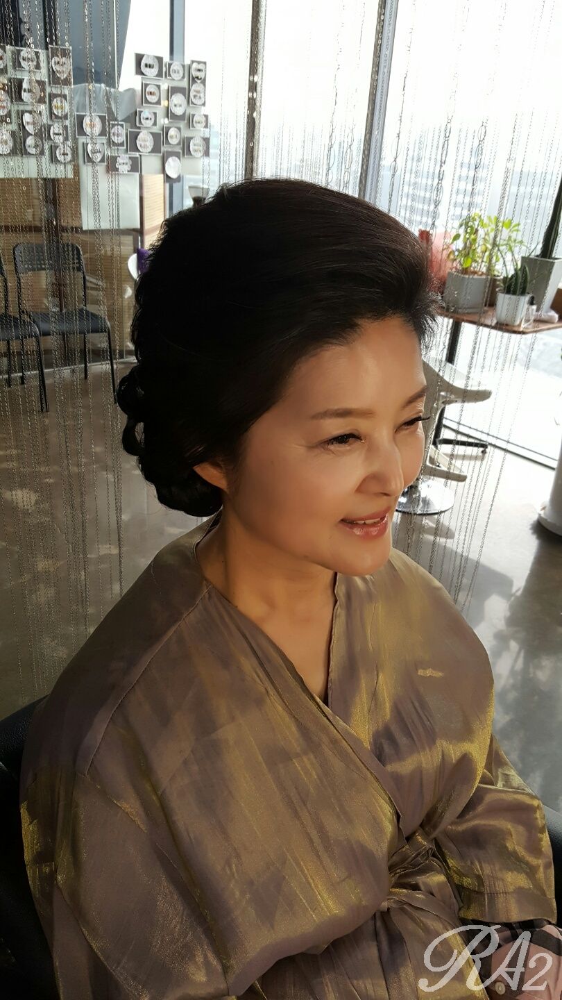 혼주메이크업 | 헤어스타일, 신부 헤어스타일, 머리