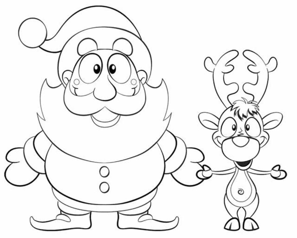 xmas-santa-reindeer-coloring-page.jpg (958×768) | Раскраски ... xmas-santa-reindeer-coloring-page.jpg (958×768) | Раскраски ...