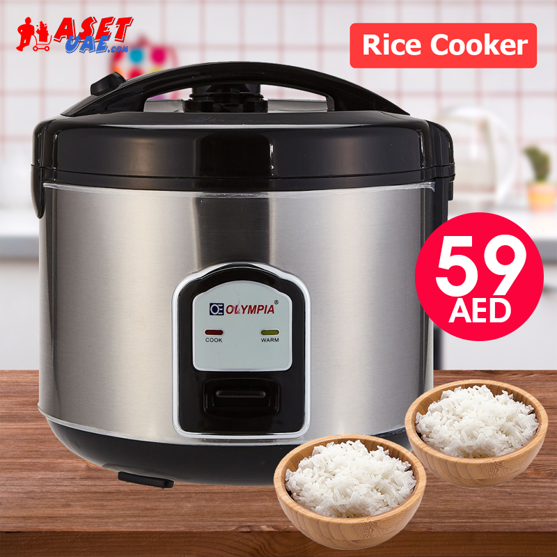 Olympia 2.0 Liter Rice Cooker With Steamer, OE-400
