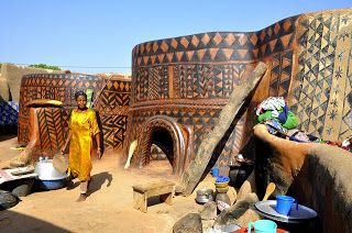 African Architecture and Design: African Frescoes -- Africa #Culture #architectu...