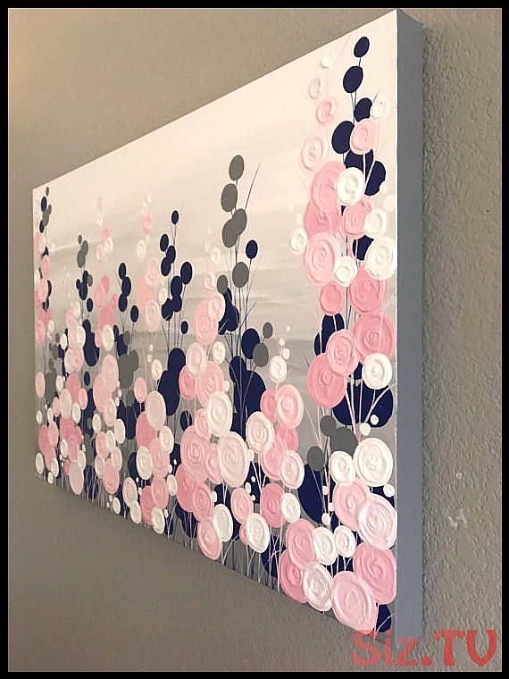 Marine-blau rosa und grau strukturierter Malerei abstrakte Blumen gro e Acrylgem lde auf Leinwand w hlen Sie eine Gr e Marine-blau rosa und grau strukturierter Malerei abstrakte Blumen gro e Acrylgem lde auf Leinwand w hlen Sie eine Gr e Vesna T Save Images Vesna T A pretty field filled with navy gray and pink flowers The piece can be painted in a variety of sizes and prices Please be sure to s #abstrakte #acrylgemälde #blumen #cutetumblrroompink #große #leinwand #malerei #marineblau #graybedroomwithpopofcolor