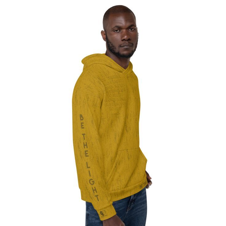 From Amanda Gorman's "The Hill We Climb' These Thespian Heart Clothing comfy unisex hoodie has a soft outside with a vibrant print and an even softer brushed fleece inside.|| cute hoodie outfit || outfits sweatshirts || cool sweatshirts || cute hoodies || fashion hoodies #hoodie #sweatshirt Fall Hoodies | Be The Light | All-Over Print Unisex Hoodie | Yellow Sweatshirt Cute Hoodie Outfit, Sweatshirt Outfit, Fall Hoodies, Hooded Sweatshirts, Heart Clothes, Yellow Hoodie, Unique Hoodies, Hoodie Print, Black Tops