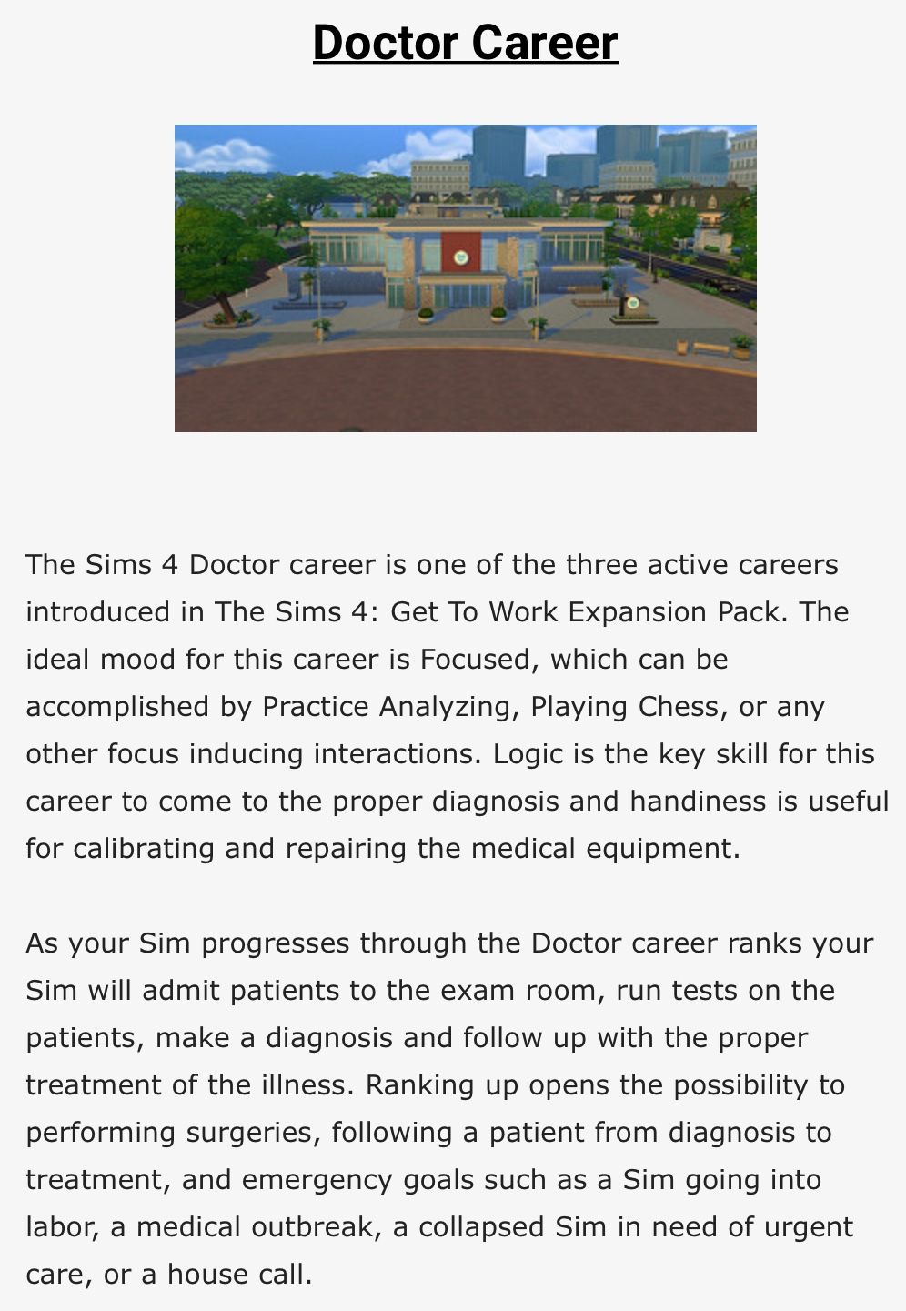 sims 4 get to work doctor diagnosis sims 4 get to work doctor diagnosis