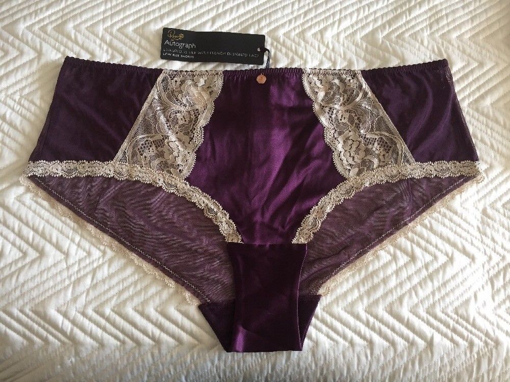 M/&S Lingerie The Cotton Rich High Rise Short Shorts Knickers Bnwt rrp £6