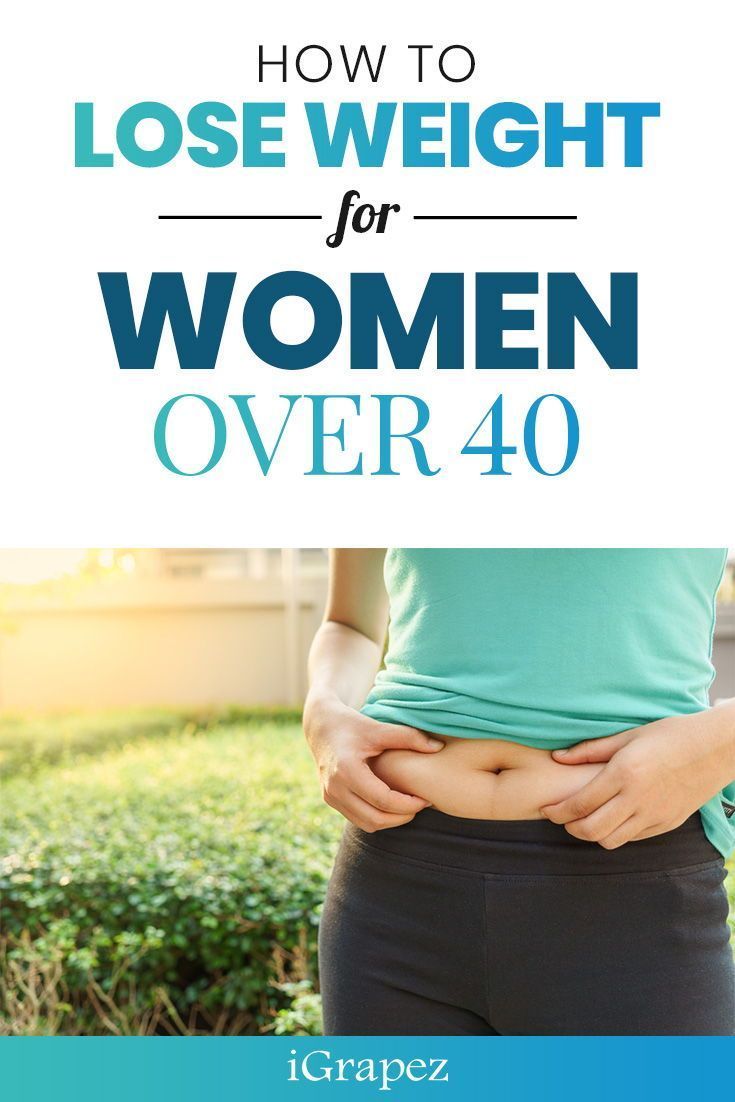 Learn how to lose weight for women over 40 and how you can keep the weight off for good. #loseweight...