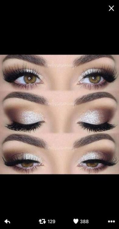 Hochzeit Make-up-Ideen für braune Augen Brautjungfern Rose Gold 19 Ideen - #augen #braune #b...
