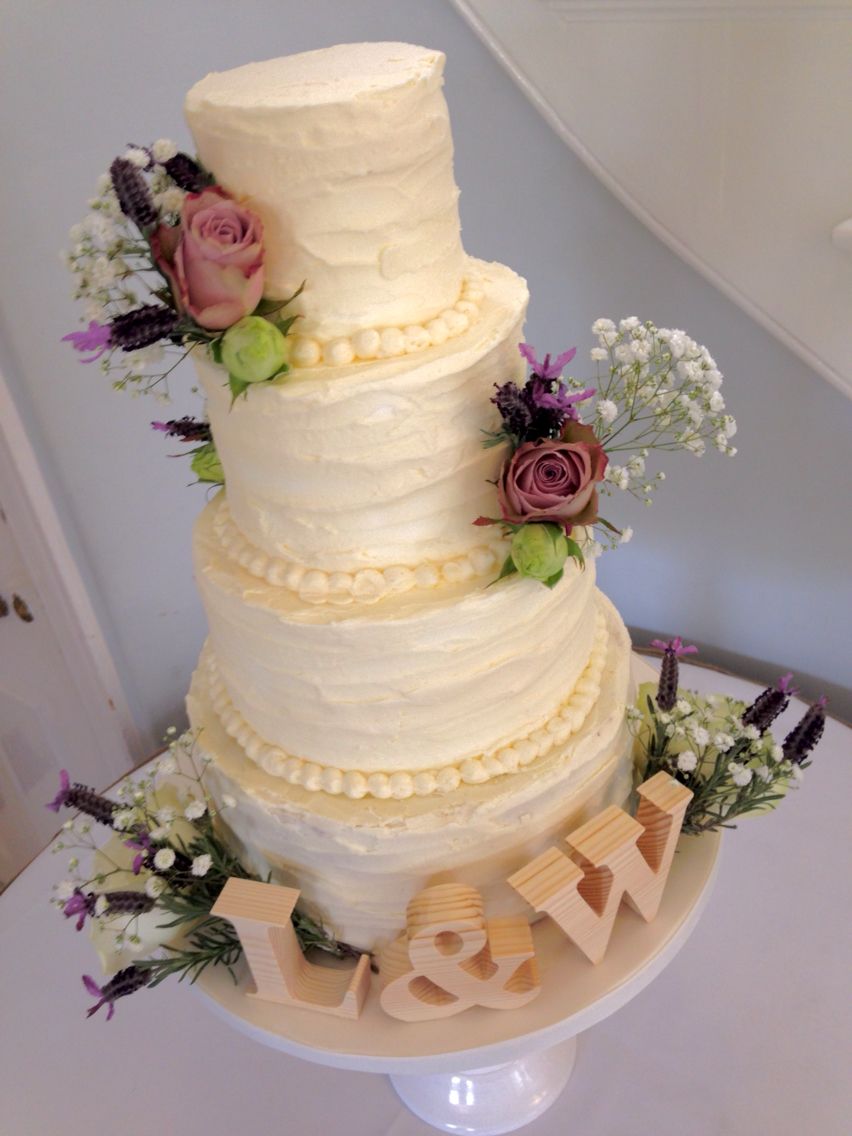 Rustic Buttercream Wedding Cake With Fresh Flowers Cookiedeliciouscouk Rustic Buttercream Wedding Cake With Fresh Flowers Cookiedeliciouscouk
