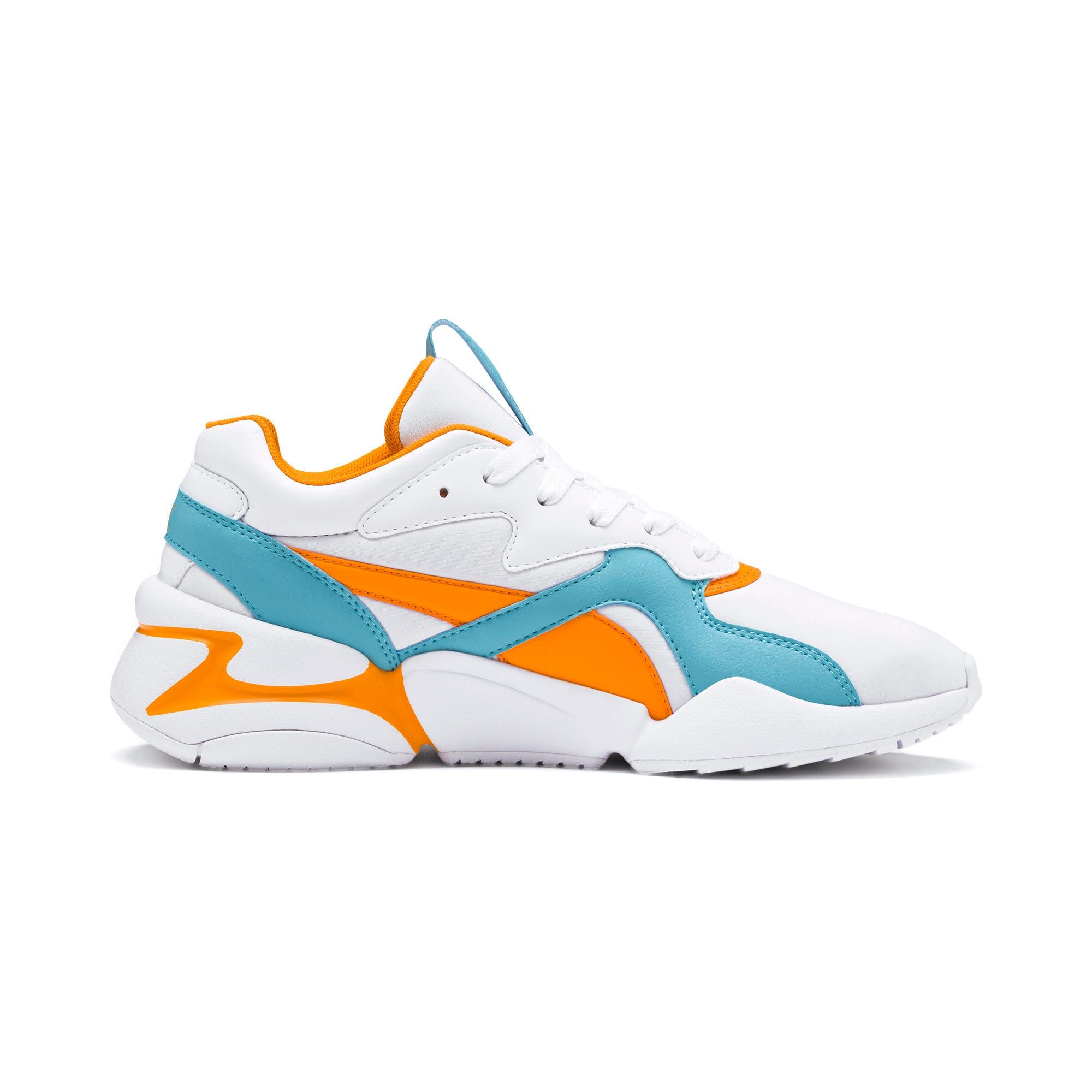 PUMA Nova Women's Trainers in White/Milky Blue size 5.5 ... PUMA Nova Women's Trainers in White/Milky Blue size 5.5 ...