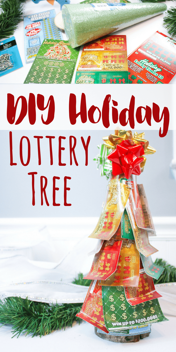 This lottery ticket tree is so simple to make, and it makes holiday gift giving easy and stress free! The perfect DIY holiday gift. Diy Gifts For Christmas, Holiday Crafts, Christmas Holidays, Christmas Decorations, Homemade Holiday Gifts, Christmas Gift Basket, Easy Diy Gifts, Office Gifts Diy, Group Holiday Gifts