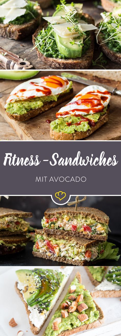 17 Avocado Sandwiches: Mach deine Stulle zum Fitness-Snack #workoutfood