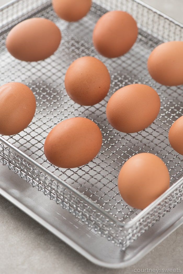 Air Fryer Hard Boiled Eggs #hardboiledeggs
