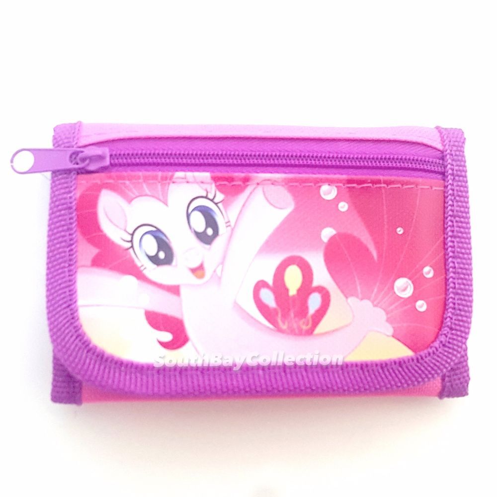 Princess Girls Wallet Coin Purse Trifold Zip Kids Birthday Party Gift