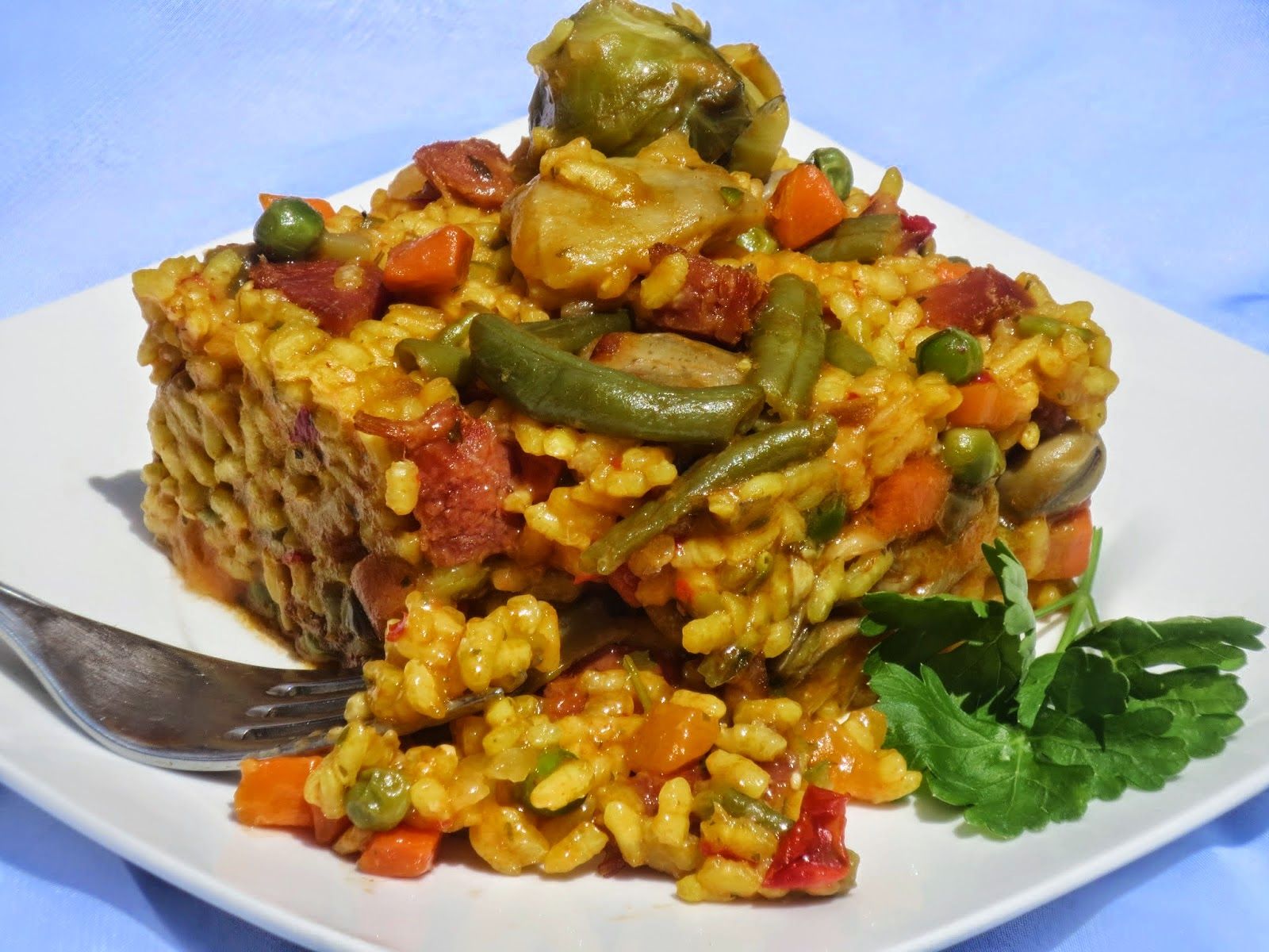 Arroz de menestra con jamón Ana Sevilla cocina tradicional Thermomix Recipes, Rice Recipes, Mexican Food Recipes, Healthy Recipes, Ethnic Recipes, Couscous, Arroz Rice Recipe, Quinoa, Colombian Cuisine