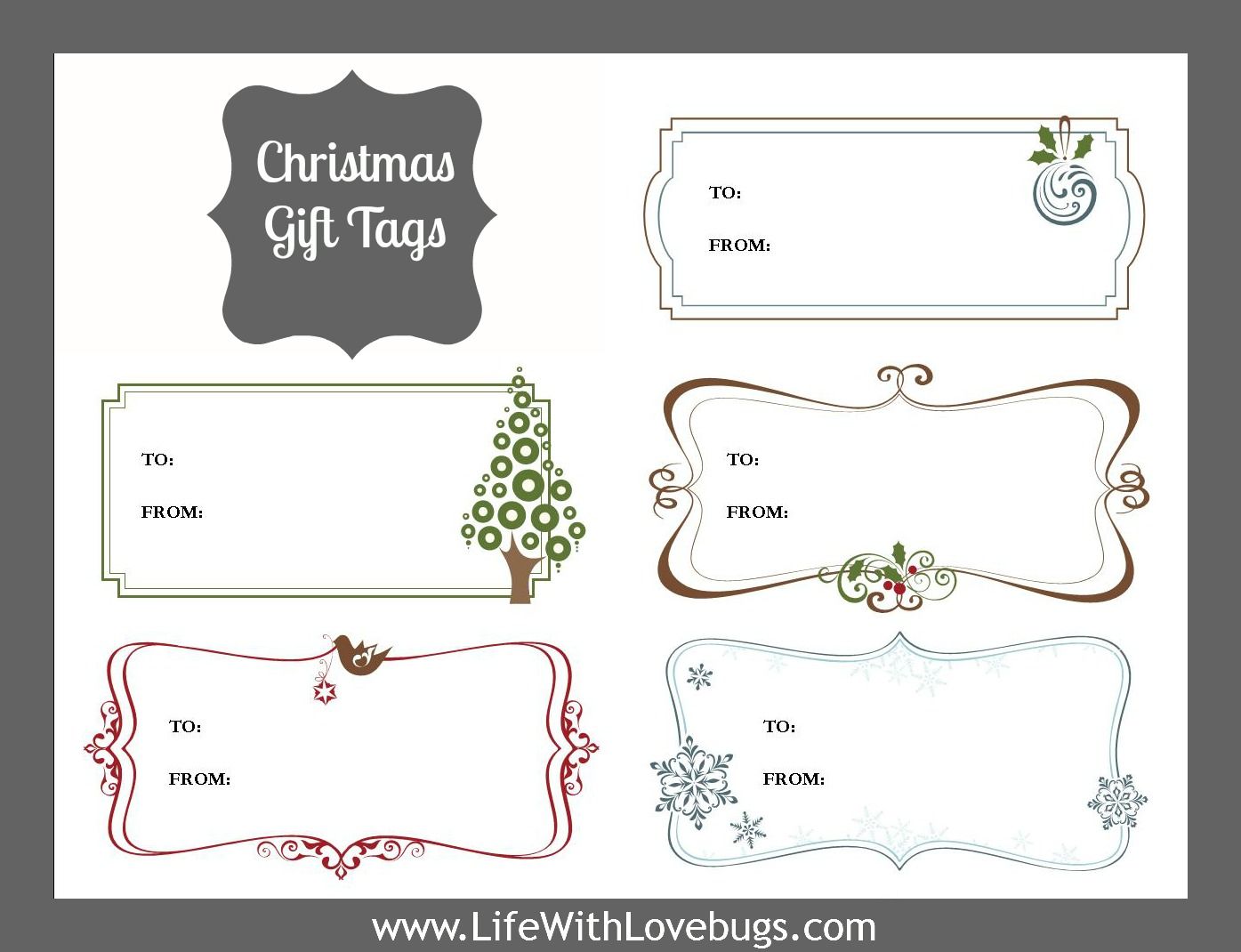 gift lables