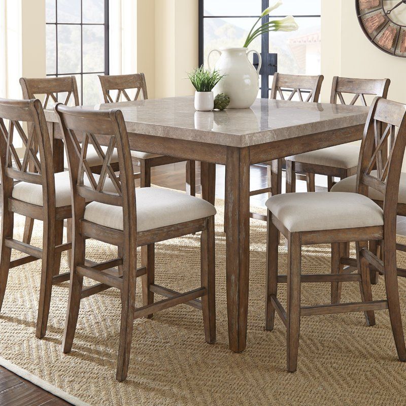 Gather Friends And Family To Enjoy Farm Fresh Meals Around This Counter Height Dining T Counter Height Dining Table Counter Height Dining Sets Dining Room Sets