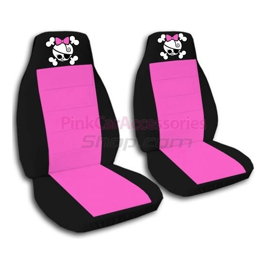 Amazon Com Interestprint Car Seat Cover Protector Cushion Pink Stripes Floral Skull Comfortable Wear Resistant Univer Floral Skull Floral Stripe Carseat Cover