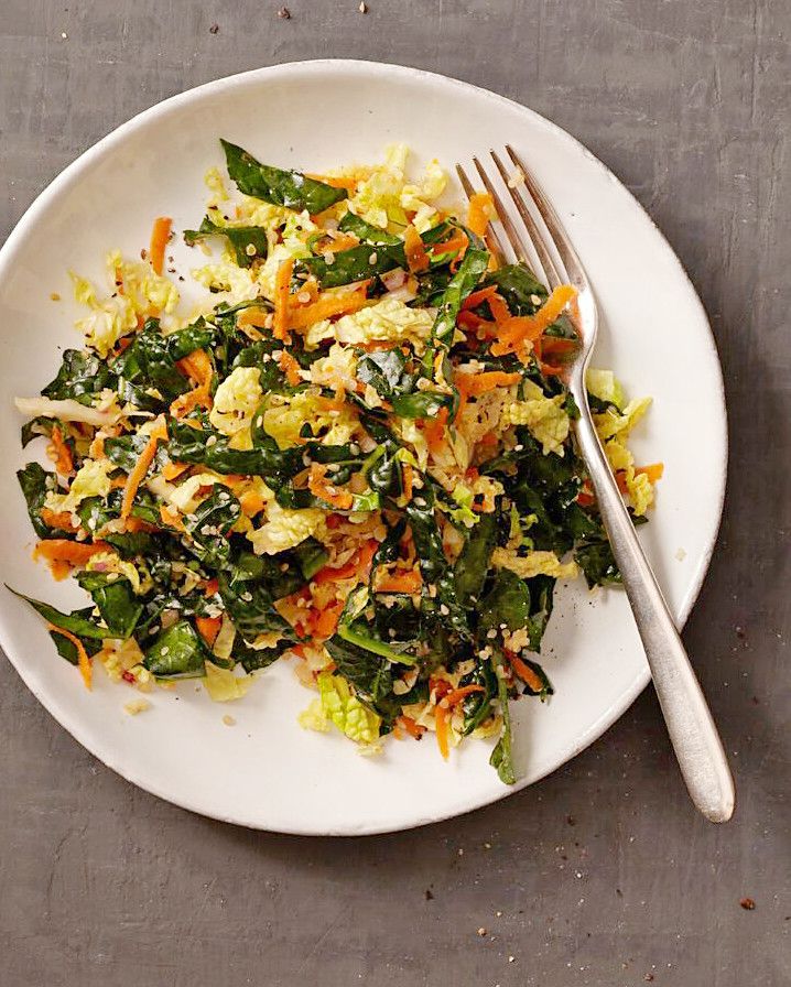 Quinoa Salad with Kale and Napa Cabbage Martha Stewart A citrusy