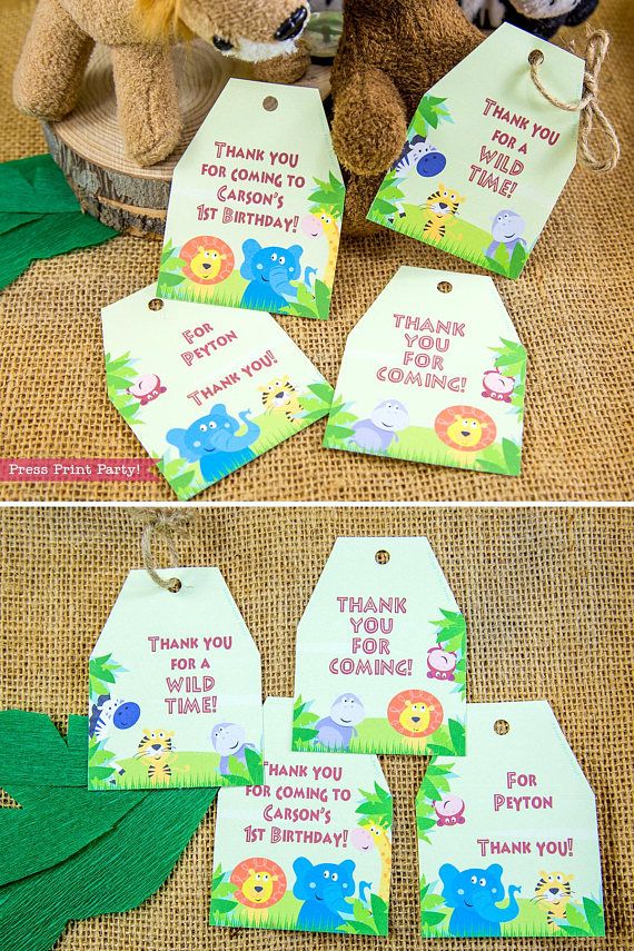 jungle safari favortags printables jungle favor tags printable check stubs