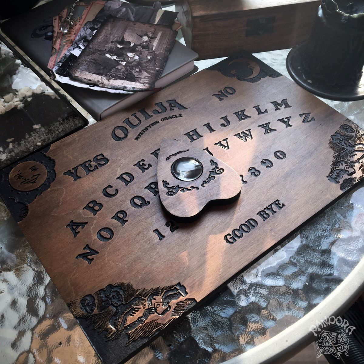 Round Ouija Table Tables Furnishings Bughouse Ouija Table Ouija Decor