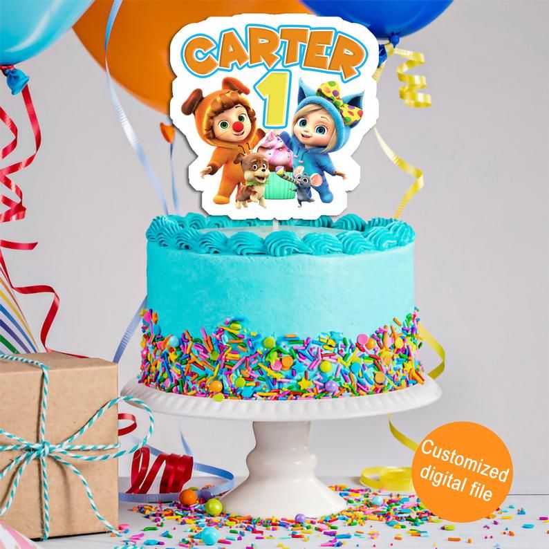 DIY Dave and Ava Cake Topper Dave Printable