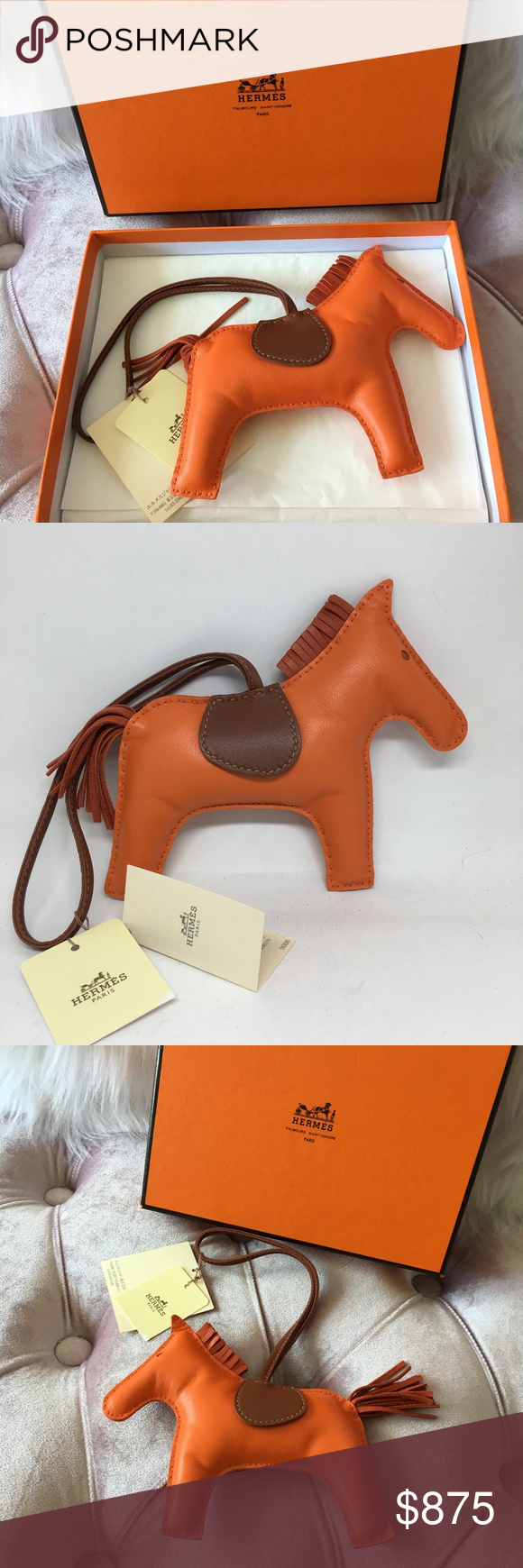 Leather Rodeo Horse Bag Charm DIY Kit